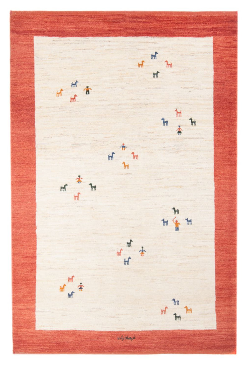 Gabbeh-matta - persisk - 177 x 120 cm - flerfärgad