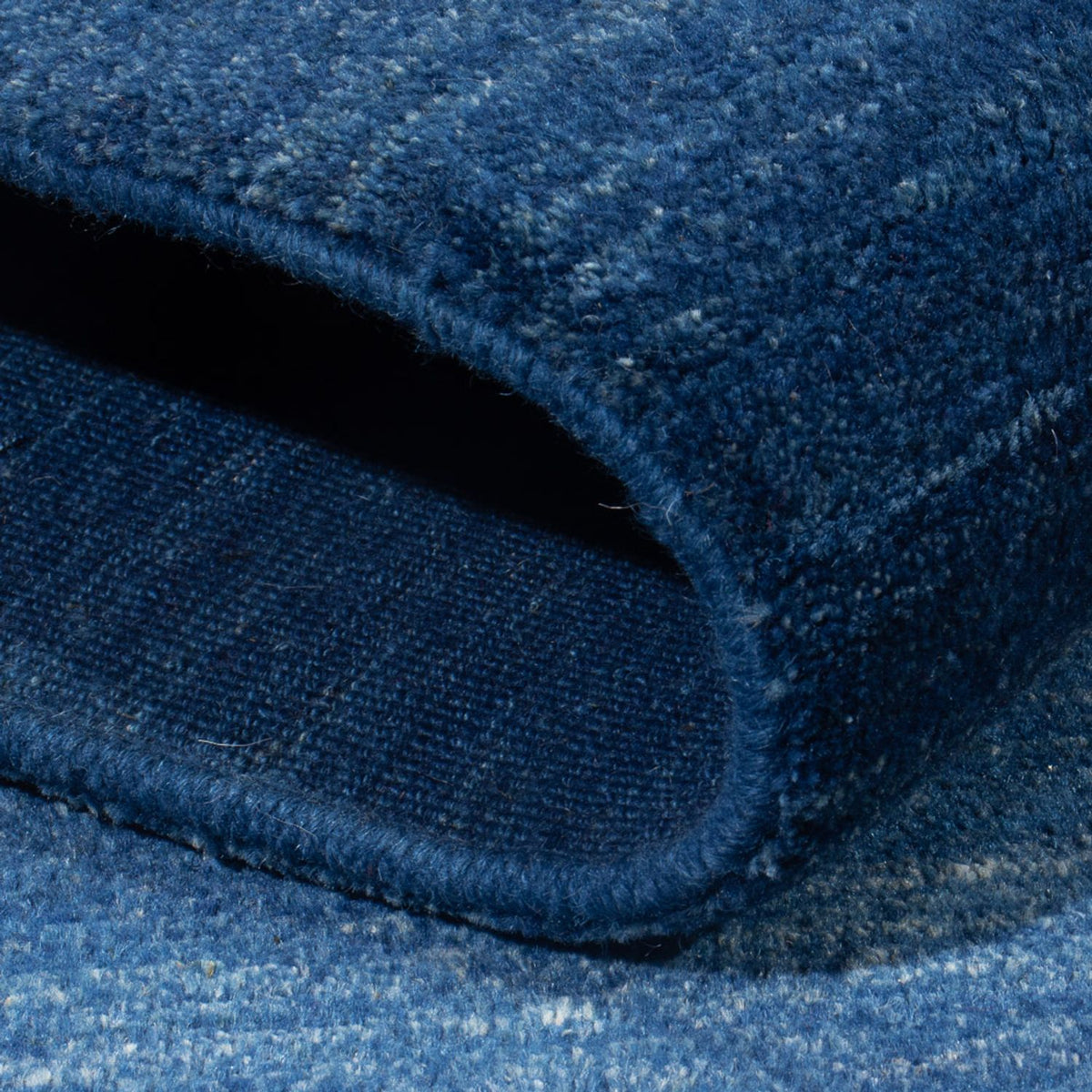 Gabbeh-matta - persisk - 192 x 122 cm - mörkblå