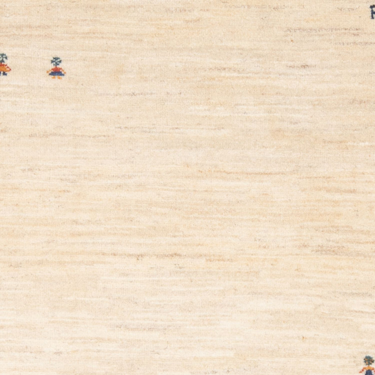 Gabbeh-matta - persisk - 150 x 109 cm - ljusbeige