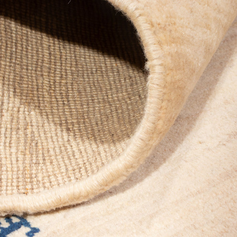 Gabbeh-matta - persisk - 150 x 109 cm - ljusbeige