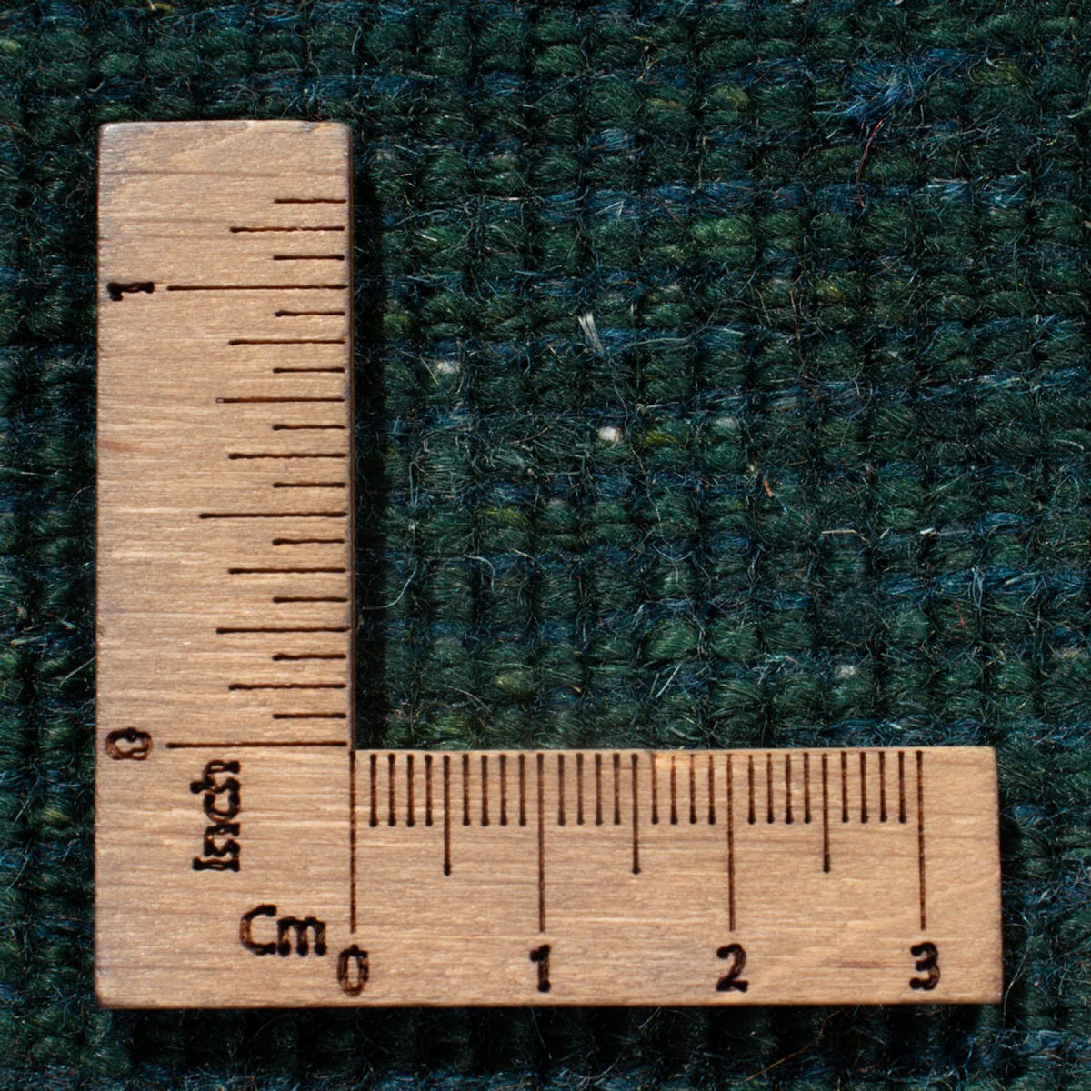 Gabbeh-matta - persisk - 146 x 98 cm - mörkgrön