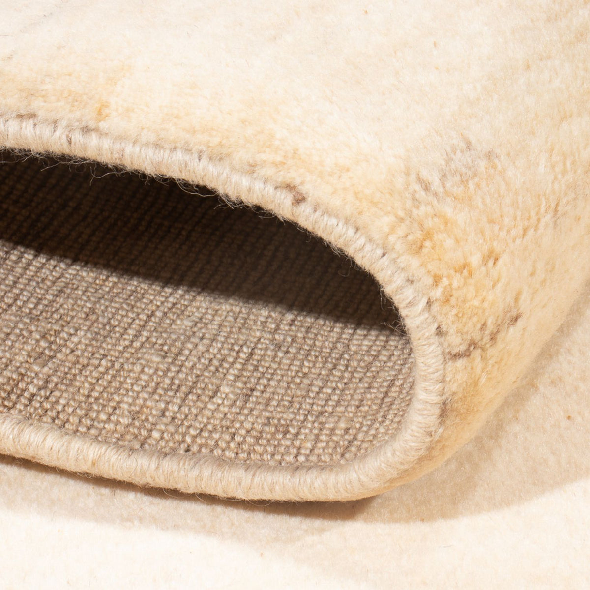 Gabbeh-matta - persisk - 162 x 111 cm - beige