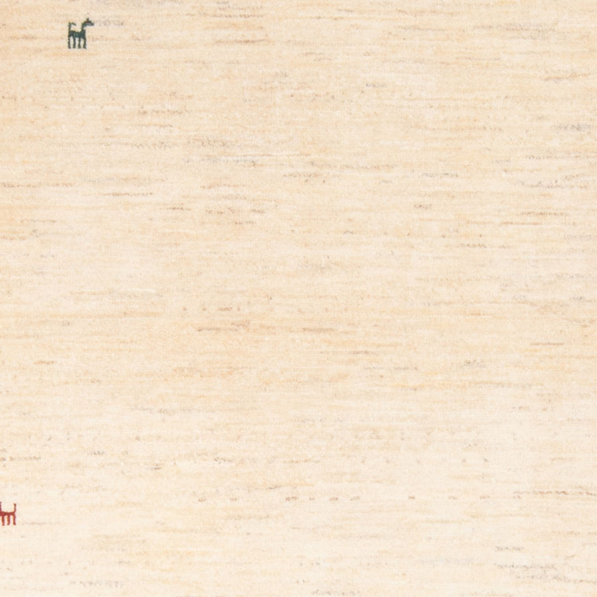 Gabbeh-matta - persisk - 153 x 108 cm - ljusbeige