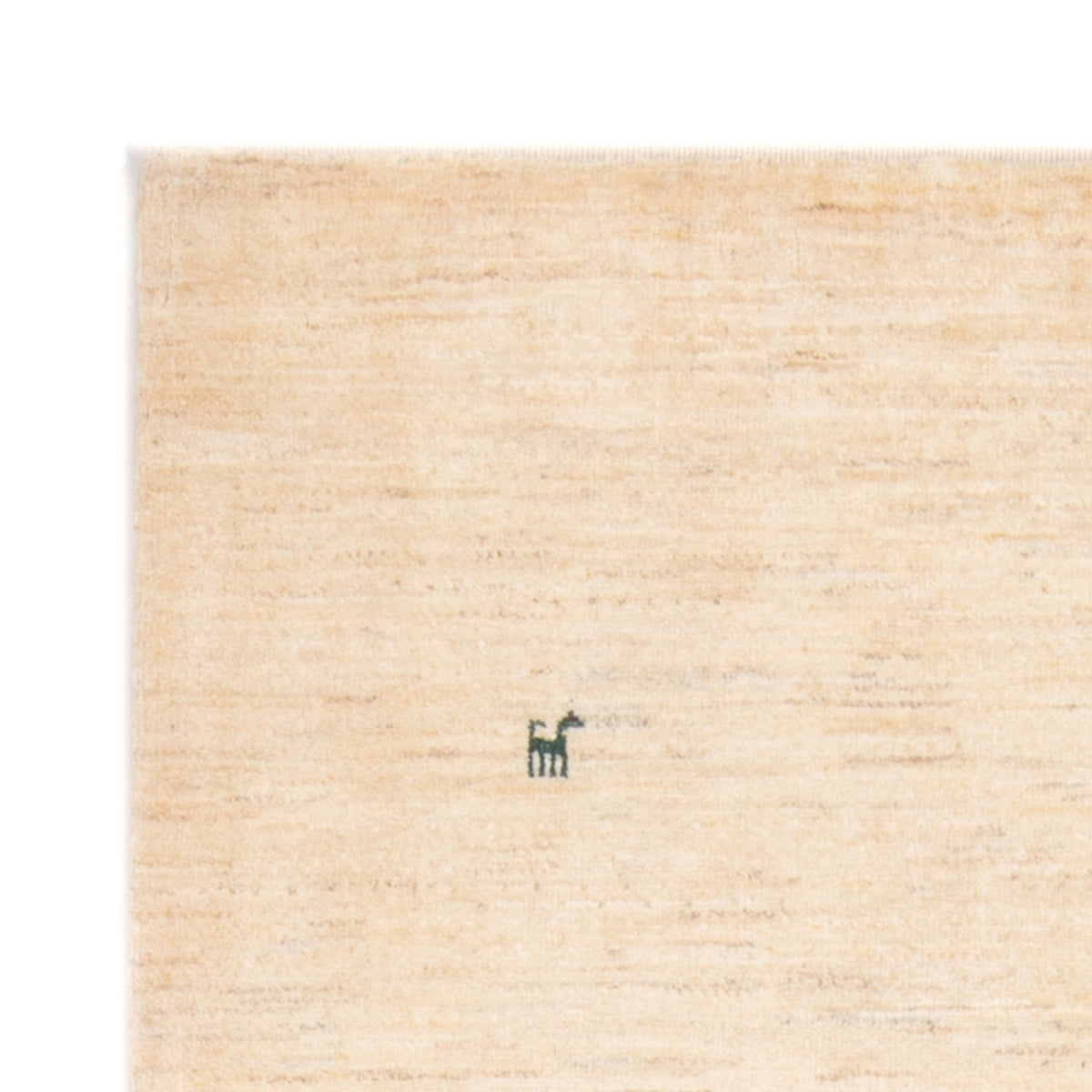 Gabbeh-matta - persisk - 153 x 108 cm - ljusbeige