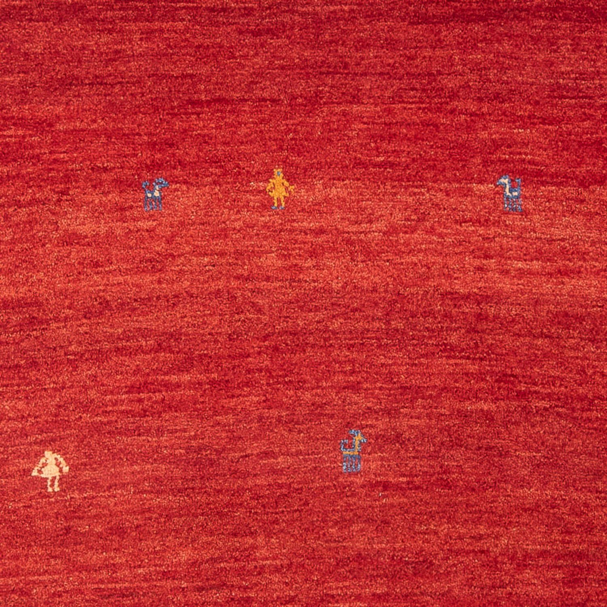 Gabbeh-matta - persisk - 189 x 123 cm - röd