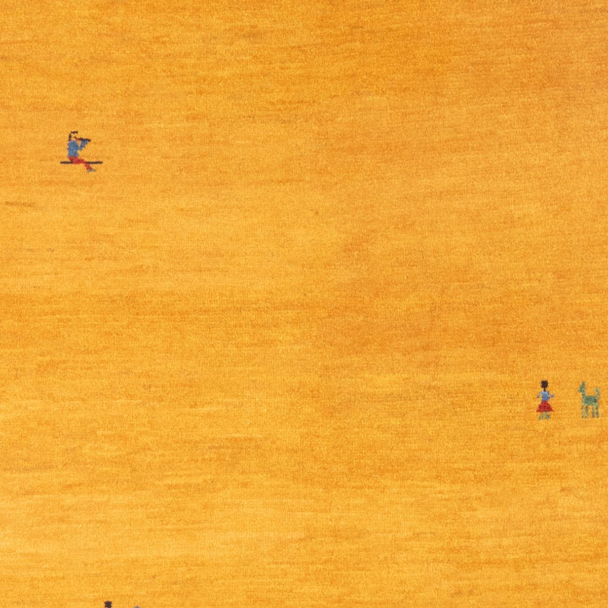 Gabbeh-matta - persisk - 147 x 100 cm - guld