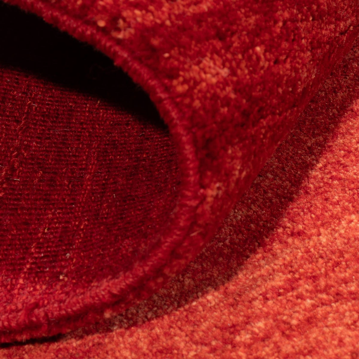 Gabbeh-matta - persisk - 145 x 101 cm - röd