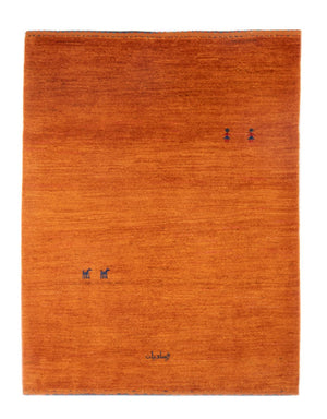 Gabbeh-matta - persisk - 147 x 104 cm - orange