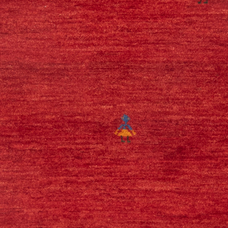 Gabbeh-matta - persisk - 145 x 96 cm - röd