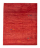Gabbeh-matta - persisk - 140 x 104 cm - röd