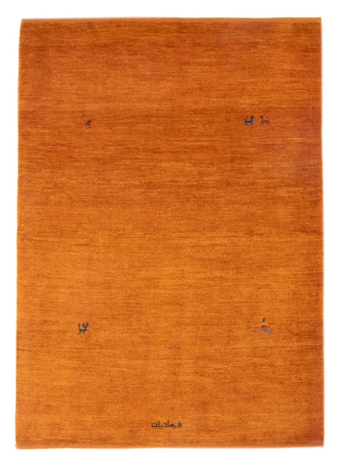 Gabbeh-matta - persisk - 160 x 107 cm - terrakotta