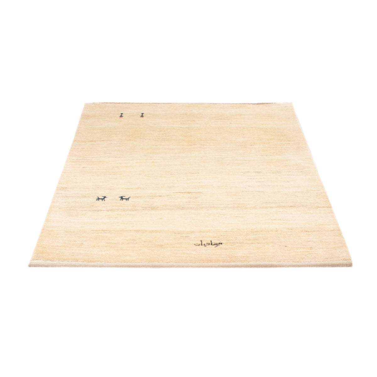 Gabbeh-matta - persisk - 150 x 102 cm - vit