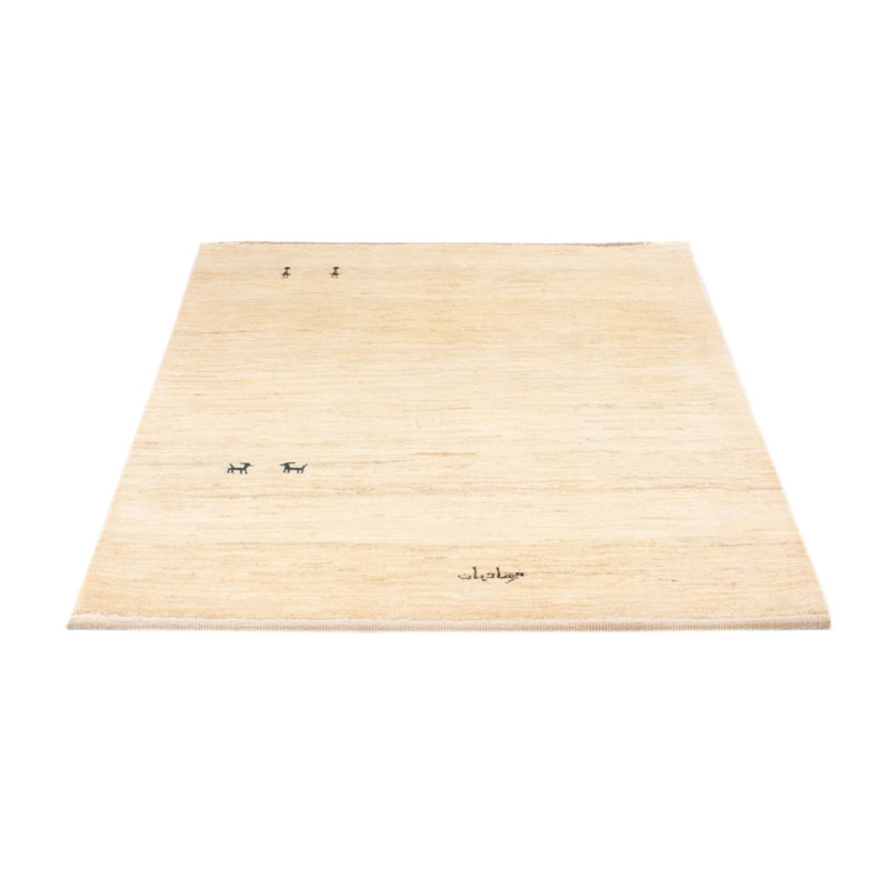 Gabbeh-matta - persisk - 150 x 102 cm - vit