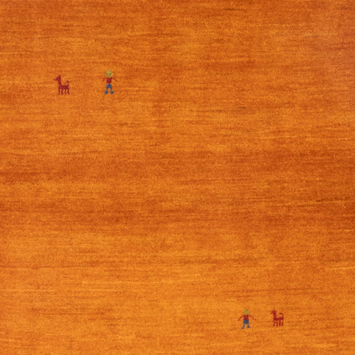 Gabbeh-matta - persisk - 154 x 100 cm - terrakotta