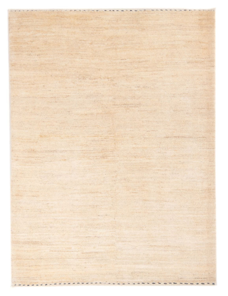Gabbeh-matta - persisk - 141 x 106 cm - ljusbeige