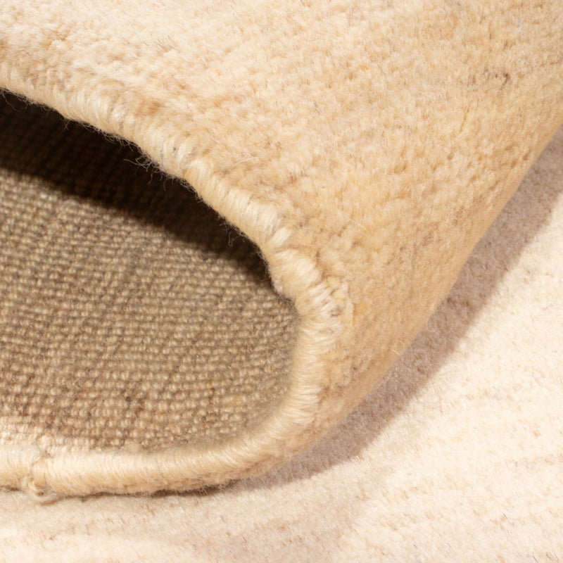 Gabbeh-matta - persisk - 141 x 106 cm - ljusbeige