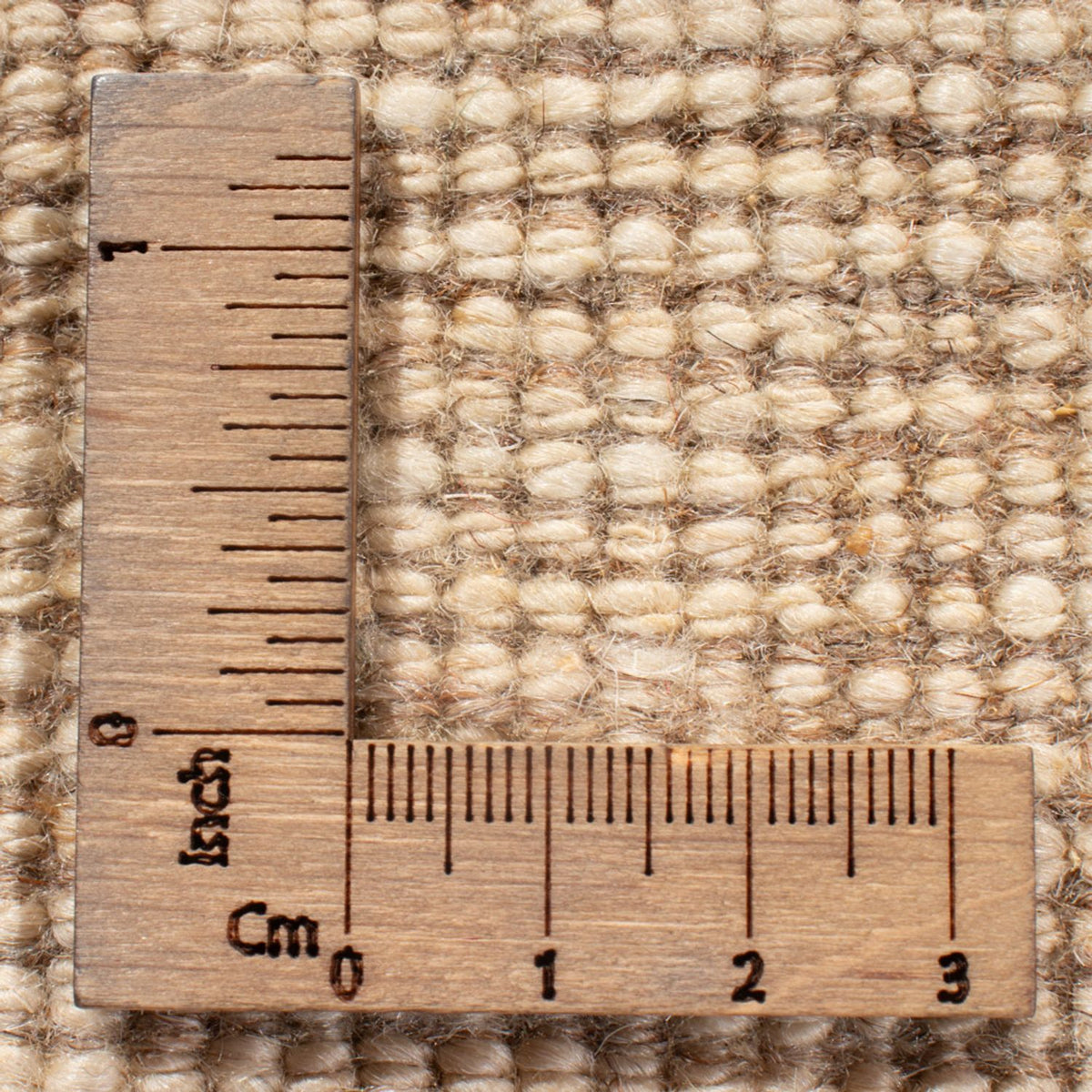 Gabbeh-matta - persisk - 141 x 106 cm - ljusbeige