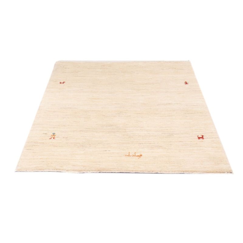 Gabbeh-matta - persisk - 148 x 100 cm - ljusbeige