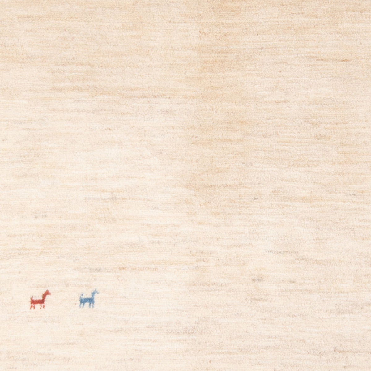 Gabbeh-matta - persisk - 158 x 108 cm - ljusbeige