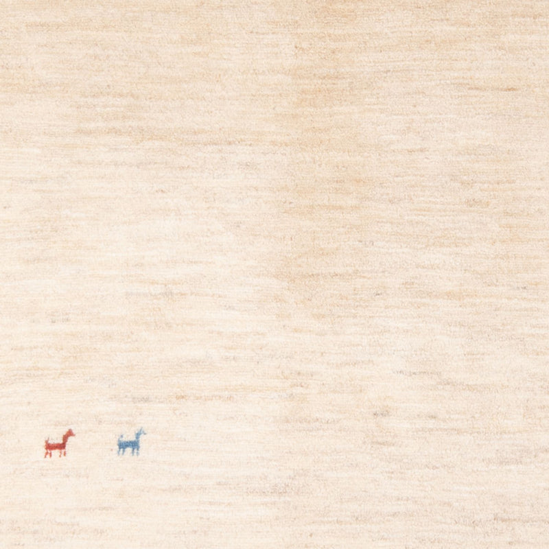 Gabbeh-matta - persisk - 158 x 108 cm - ljusbeige