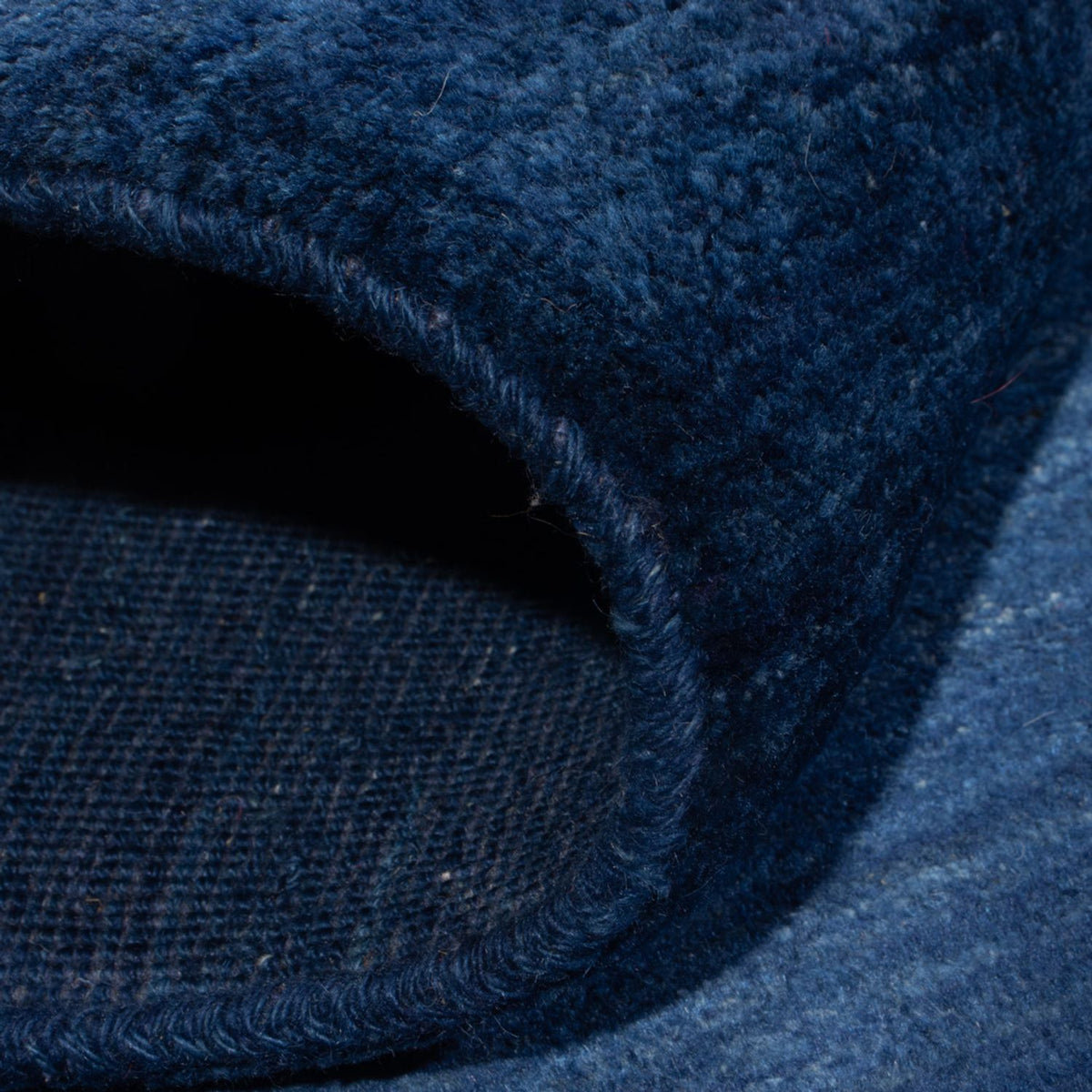 Gabbeh-matta - persisk - 158 x 107 cm - mörkblå