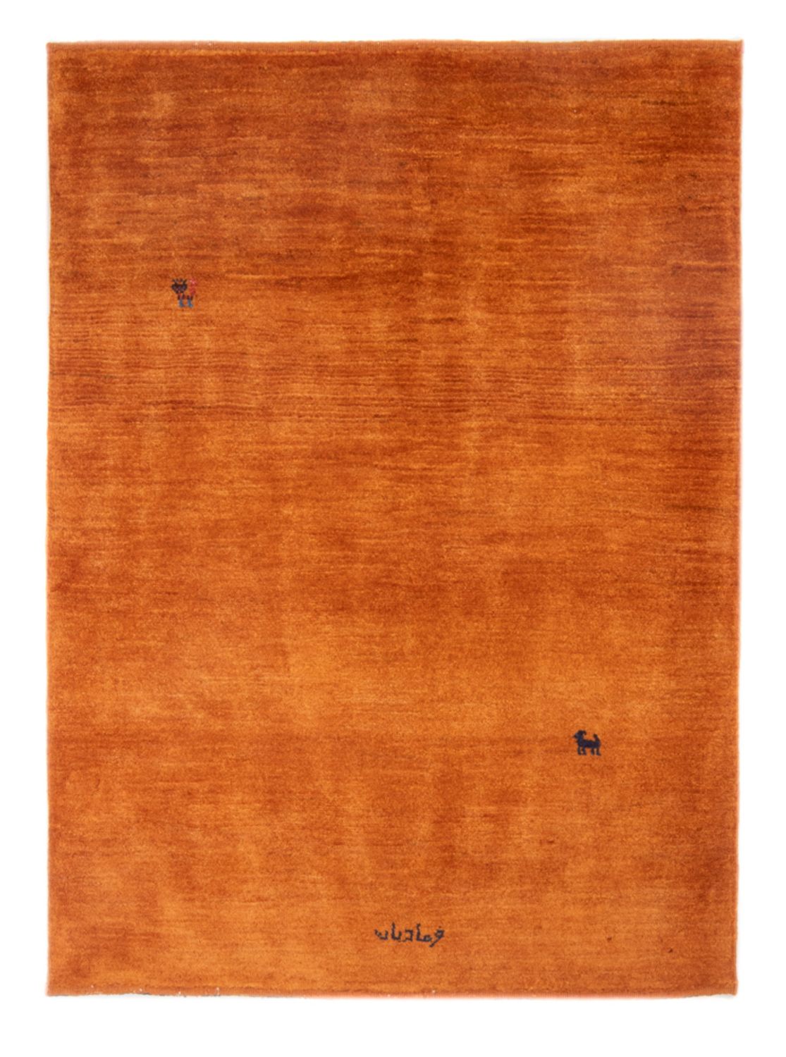 Gabbeh-matta - persisk - 155 x 112 cm - terrakotta