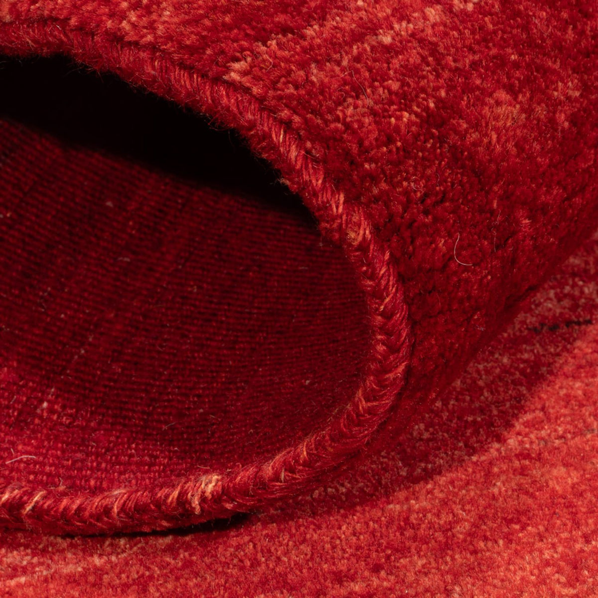 Gabbeh-matta - persisk - 147 x 101 cm - mörkröd