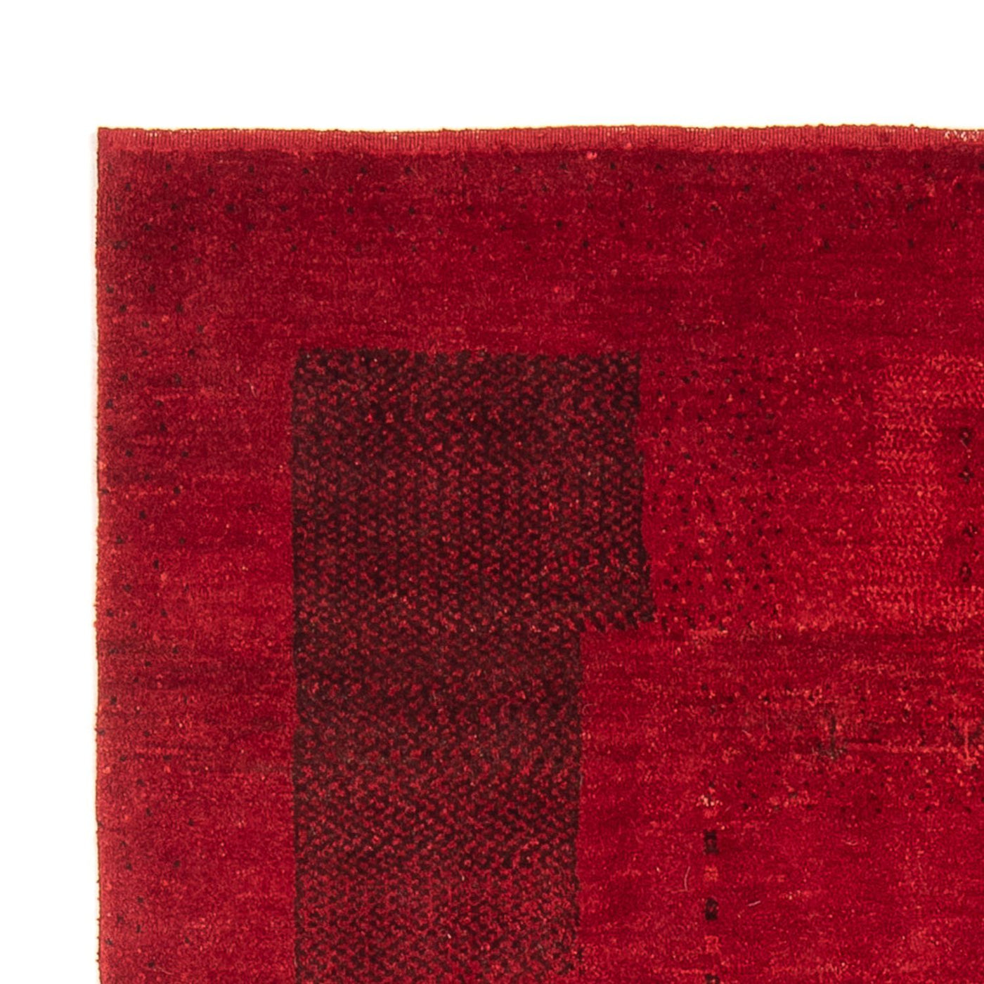 Gabbeh-matta - persisk - 180 x 127 cm - mörkröd