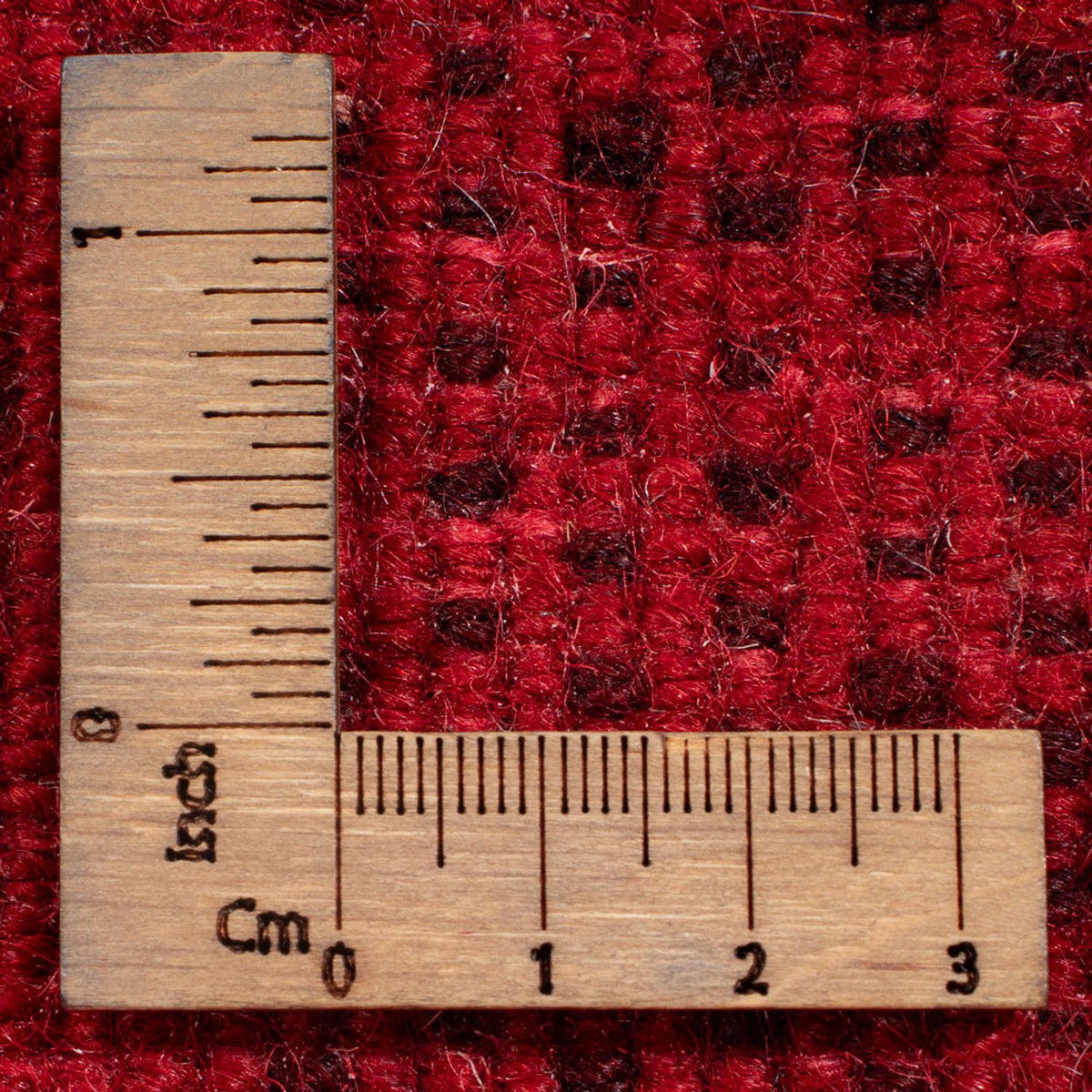 Gabbeh-matta - persisk - 177 x 128 cm - mörkröd