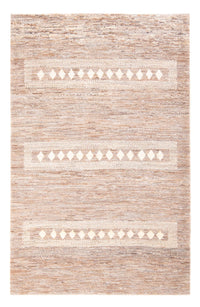 Gabbeh-matta - persisk - 180 x 120 cm - mörk beige