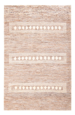 Gabbeh-matta - persisk - 180 x 120 cm - mörk beige