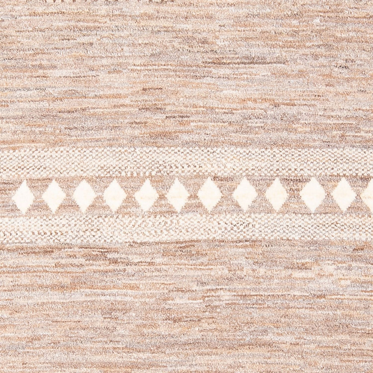 Gabbeh-matta - persisk - 180 x 120 cm - mörk beige