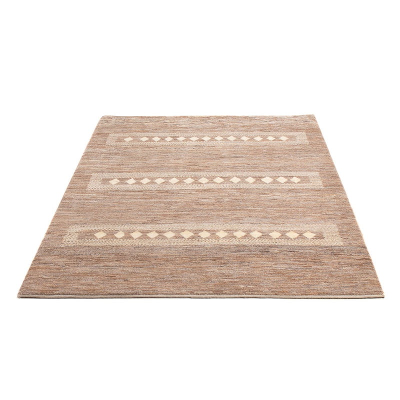 Gabbeh-matta - persisk - 180 x 120 cm - mörk beige