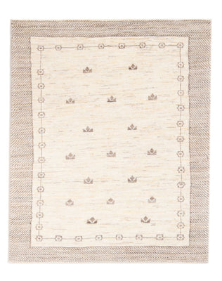 Gabbeh-matta - persisk - 145 x 96 cm - ljusbeige
