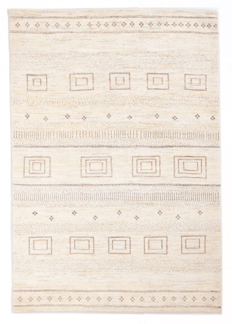 Gabbeh-matta - persisk - 175 x 120 cm - ljusbeige