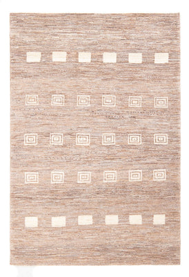 Gabbeh-matta - persisk - 178 x 117 cm - mörk beige