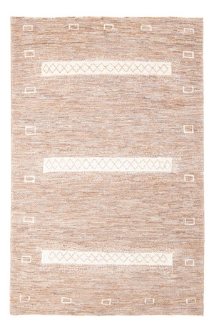 Gabbeh-matta - persisk - 171 x 116 cm - mörk beige