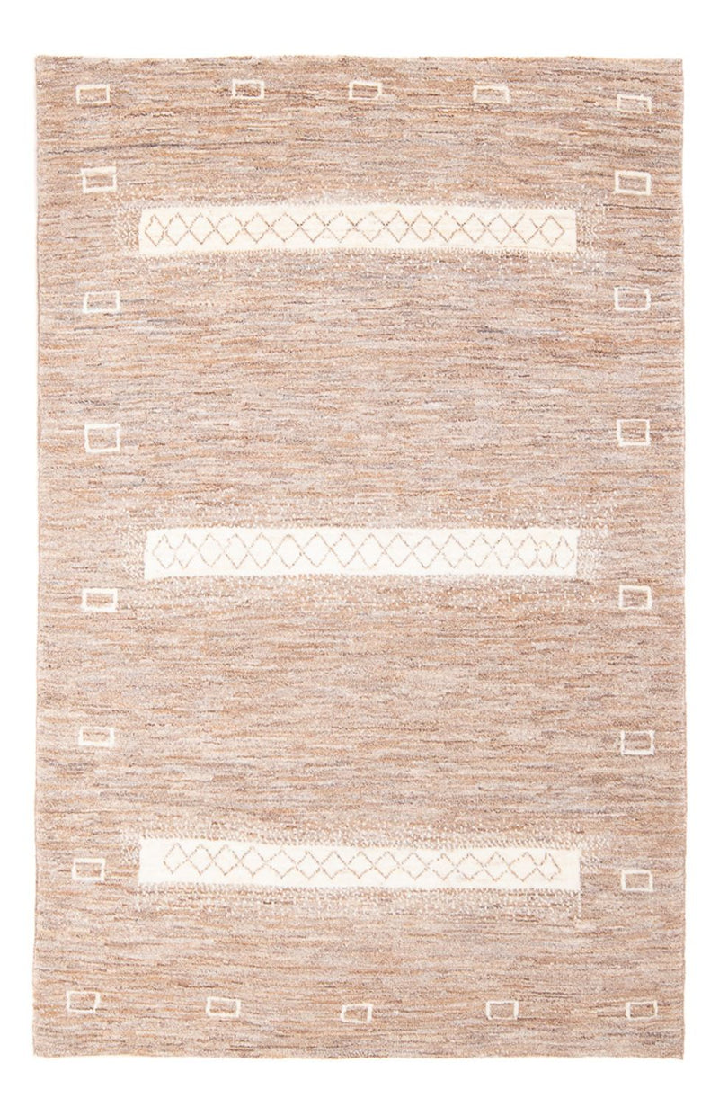 Gabbeh-matta - persisk - 171 x 116 cm - mörk beige