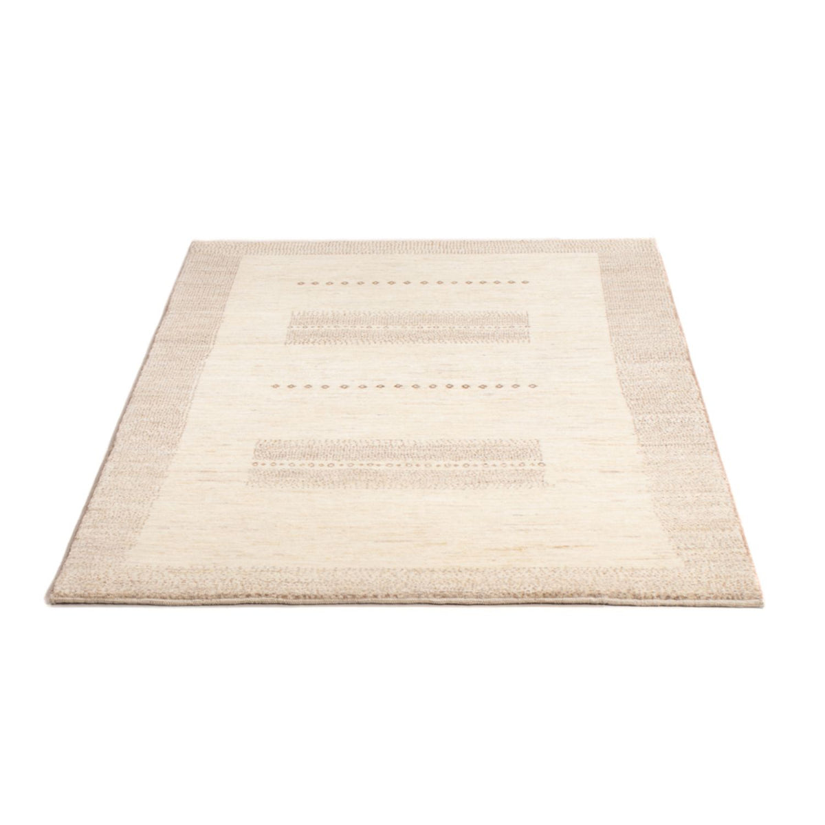 Gabbeh-matta - persisk - 151 x 100 cm - ljusbeige