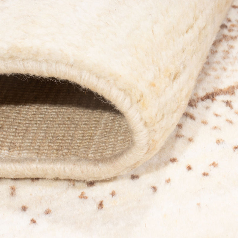 Gabbeh-matta - persisk - 145 x 96 cm - ljusbeige