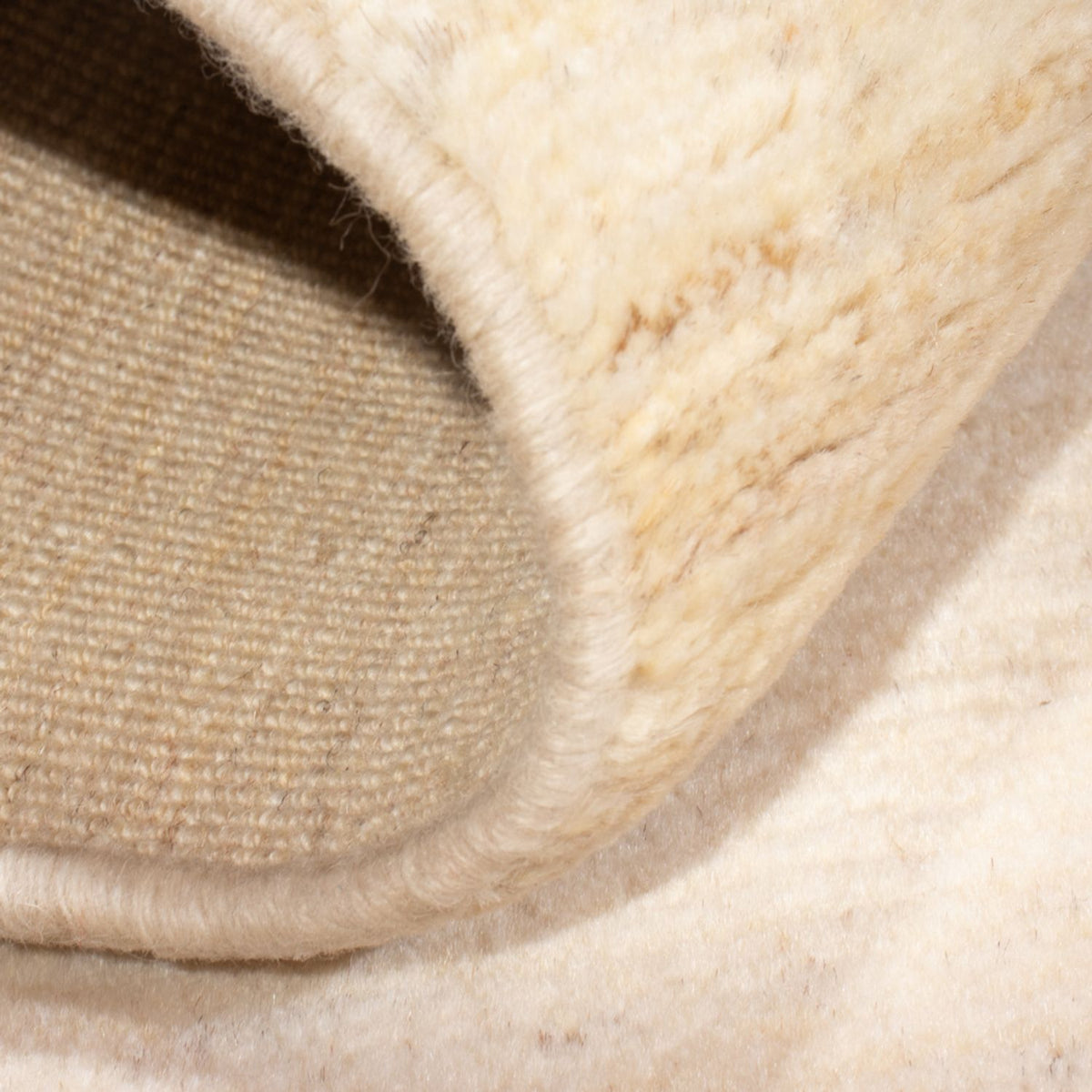 Gabbeh-matta - persisk - 150 x 96 cm - ljusbeige