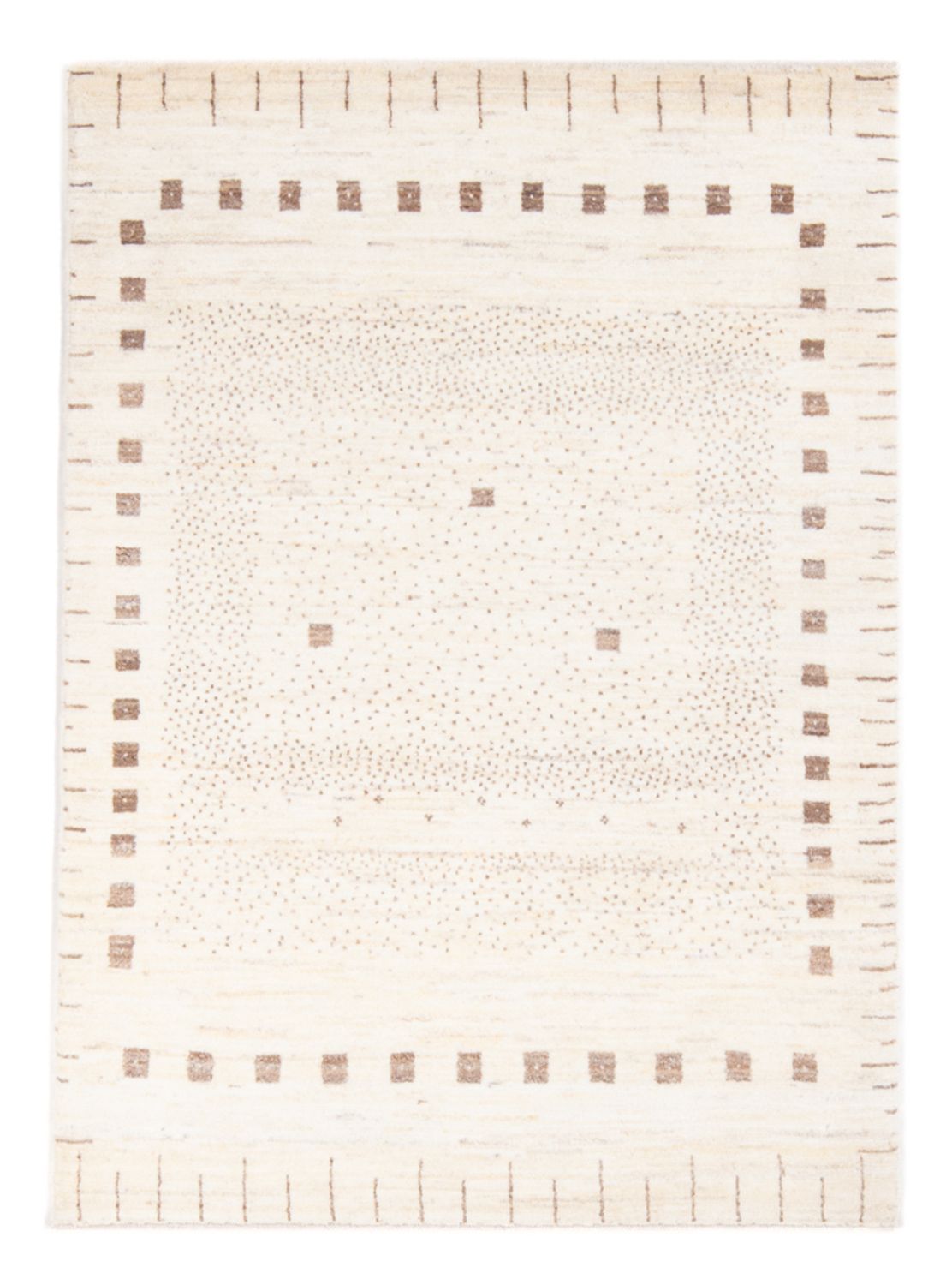 Gabbeh-matta - persisk - 155 x 98 cm - ljusbeige