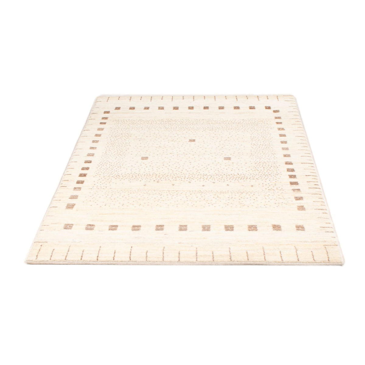 Gabbeh-matta - persisk - 155 x 98 cm - ljusbeige