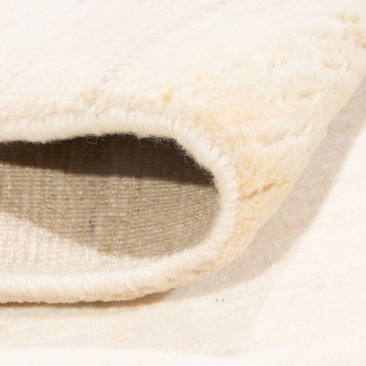 Gabbeh-matta - persisk - 149 x 101 cm - ljusbeige