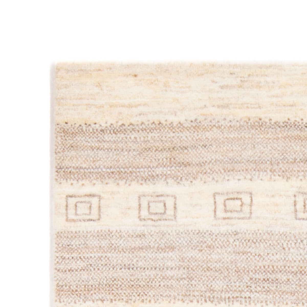 Gabbeh-matta - persisk - 151 x 100 cm - ljusbeige