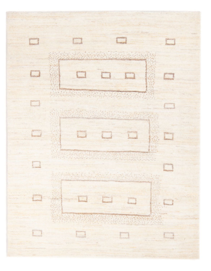Gabbeh-matta - persisk - 148 x 102 cm - ljusbeige