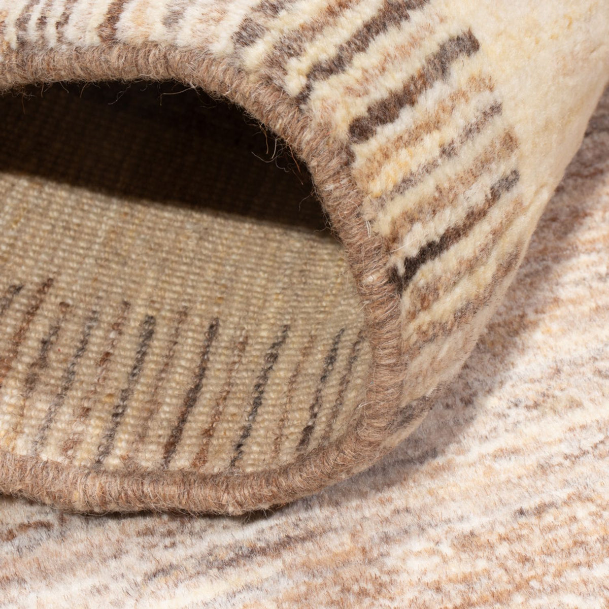 Gabbeh-matta - persisk - 149 x 101 cm - ljusbrun