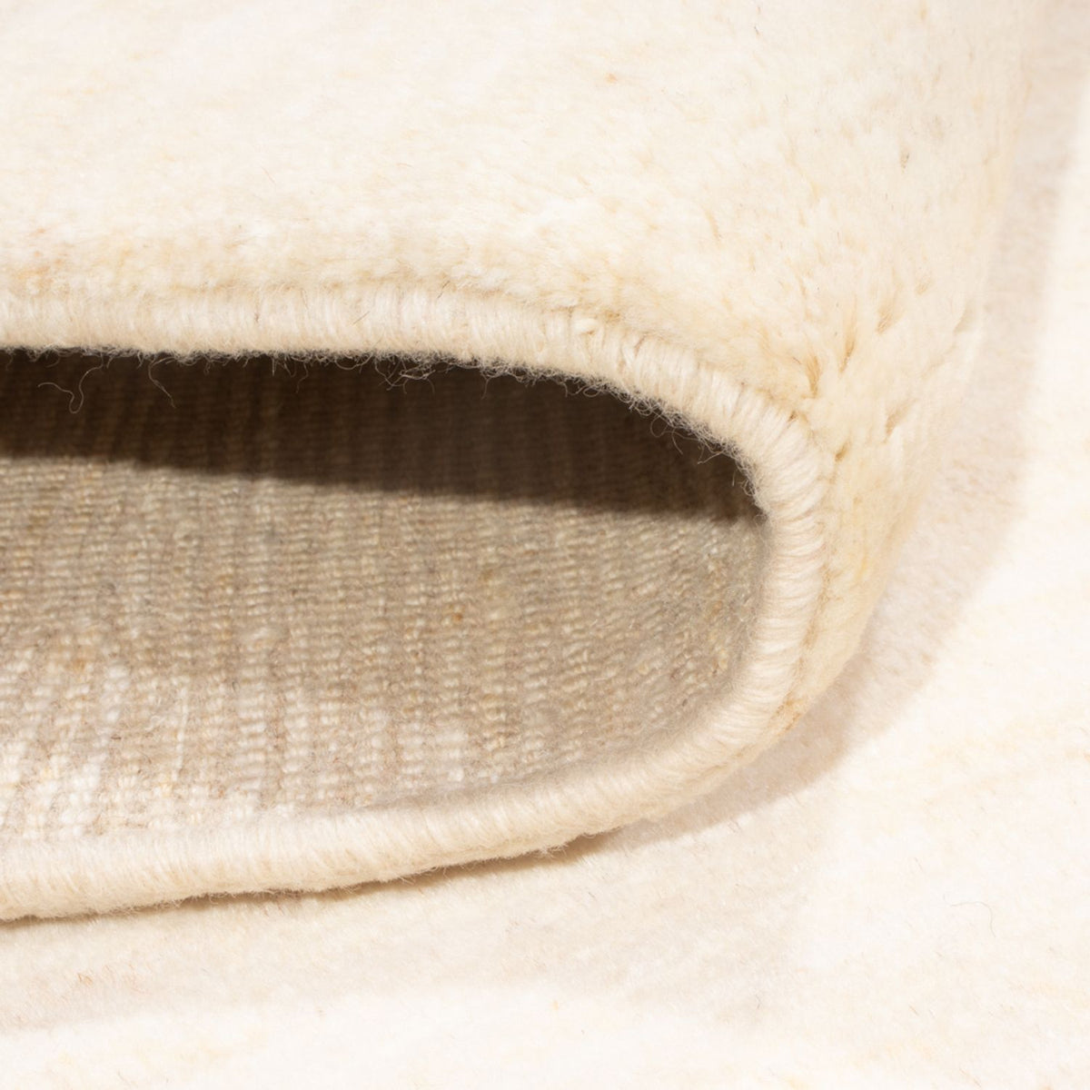 Gabbeh-matta - persisk - 157 x 108 cm - ljusbeige