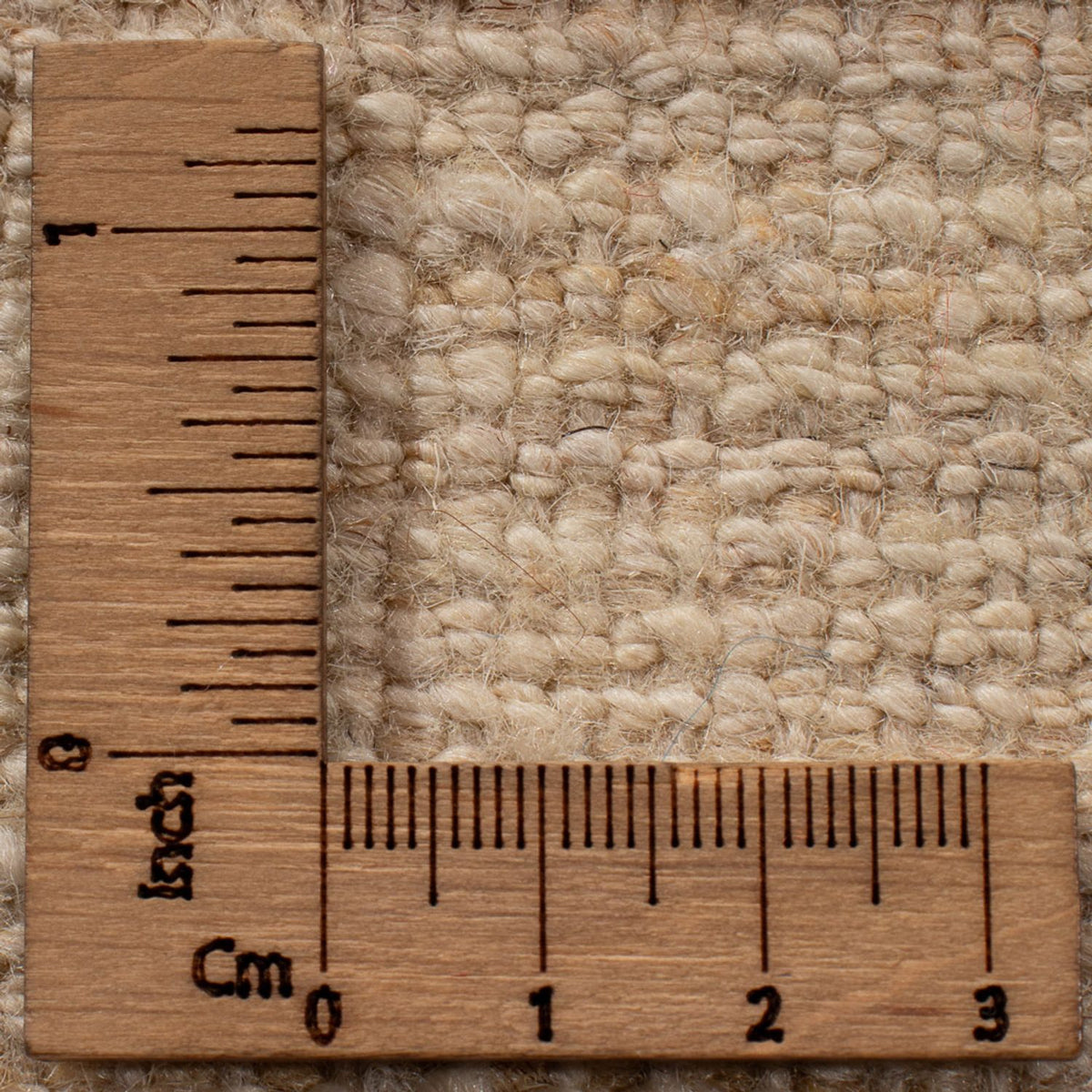 Gabbeh-matta - persisk - 278 x 250 cm - ljusbeige