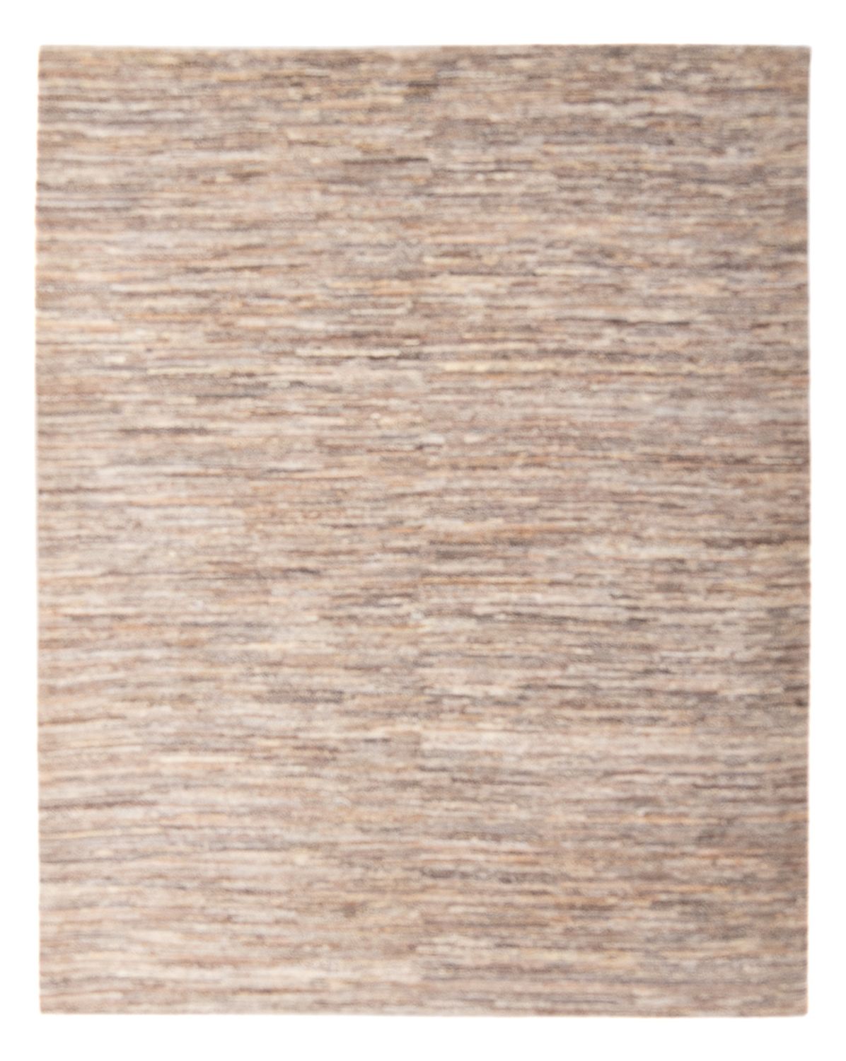 Gabbeh-matta - persisk - 192 x 156 cm - mörk beige